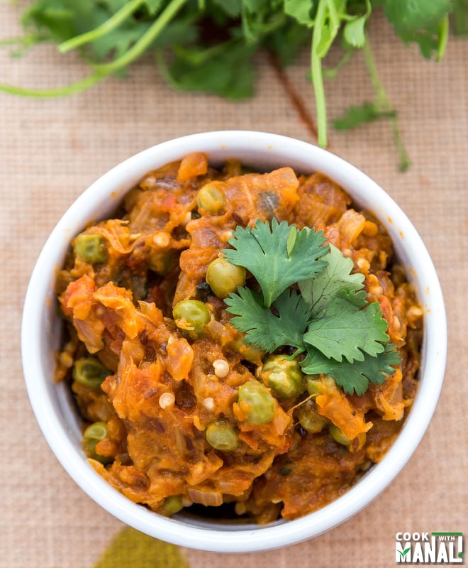 Baingan Bharta Roasted Eggplant Mash Cook With Manali