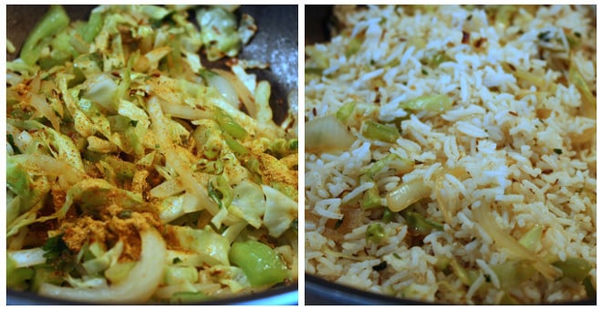 Cabbage-Capsicum-Pulao-Recipe-Step-3