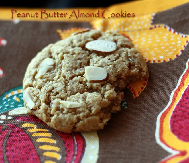 Peanut-Butter-Almond-Cookies-Recipe