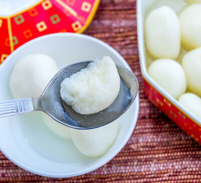 Lichi Rasgulla Bengali Rasgulla - Cook With Manali