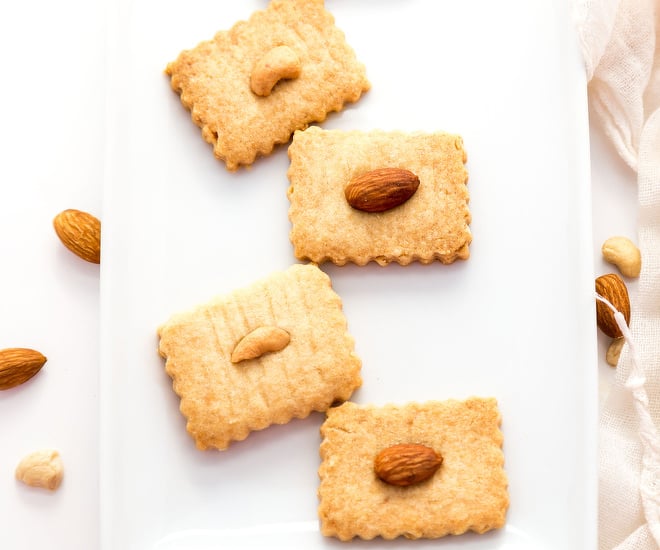 Butter Cookies With Cashews & Almonds Cook With Manali