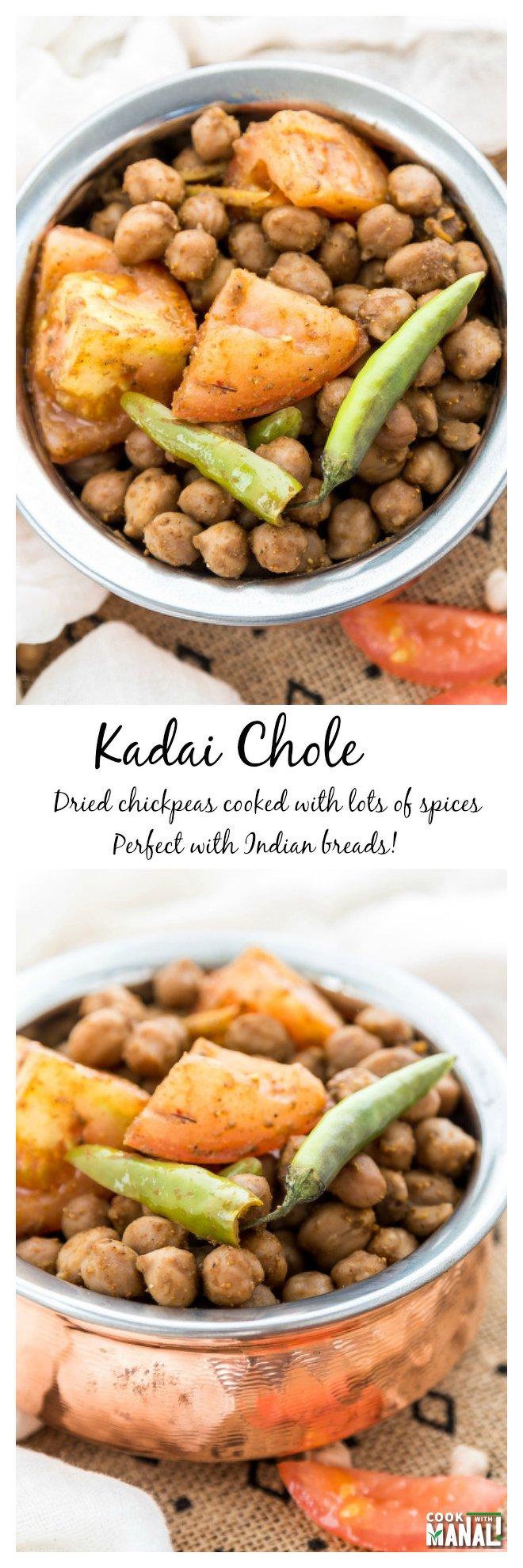 Kadhai-Chole Collage