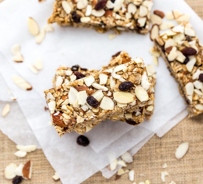 Almond Raisin Granola Bar