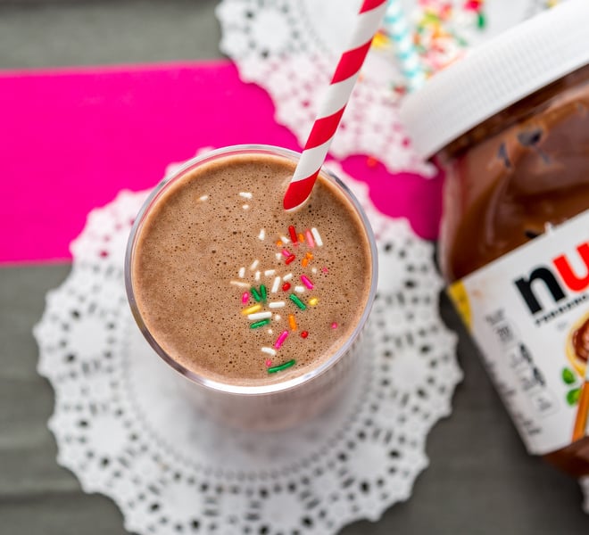 Banana Nutella Milkshake