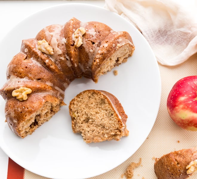 Maple Glaze Apple Bundt Cake Recipe