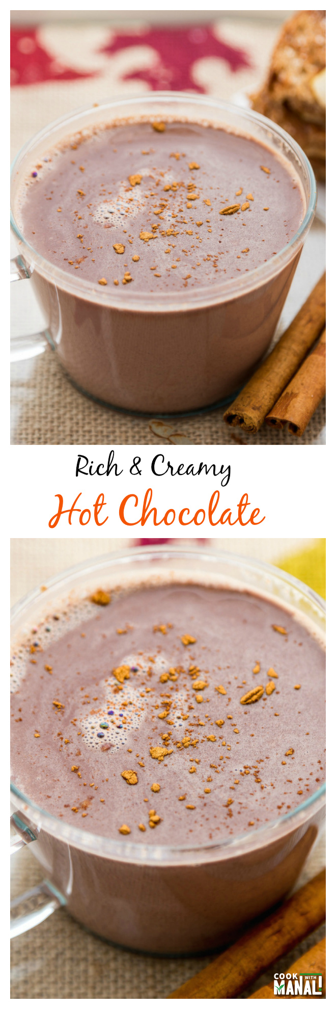 Rich Hot Chocolate Collage