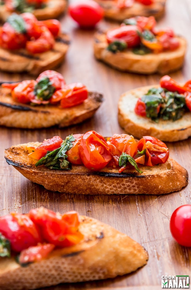 Roasted Tomato Bruschetta