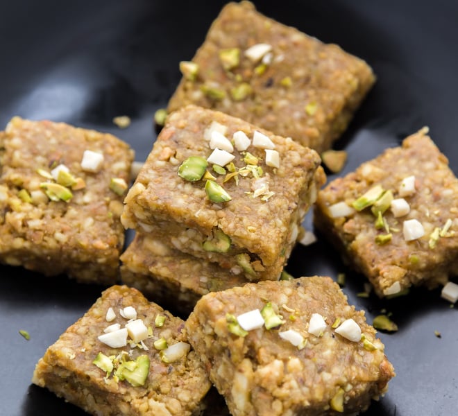 Pista Badam Burfi Diwali Sweet