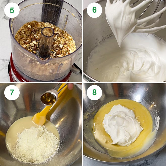 step by step picture collage of making butterscotch ice cream