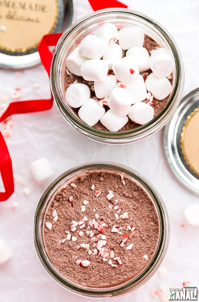 Homemade Peppermint Hot Chococlate Mix