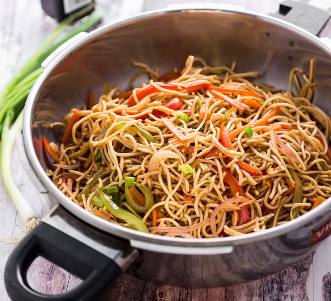 Vegetable Hakka Noodles Cook With Manali