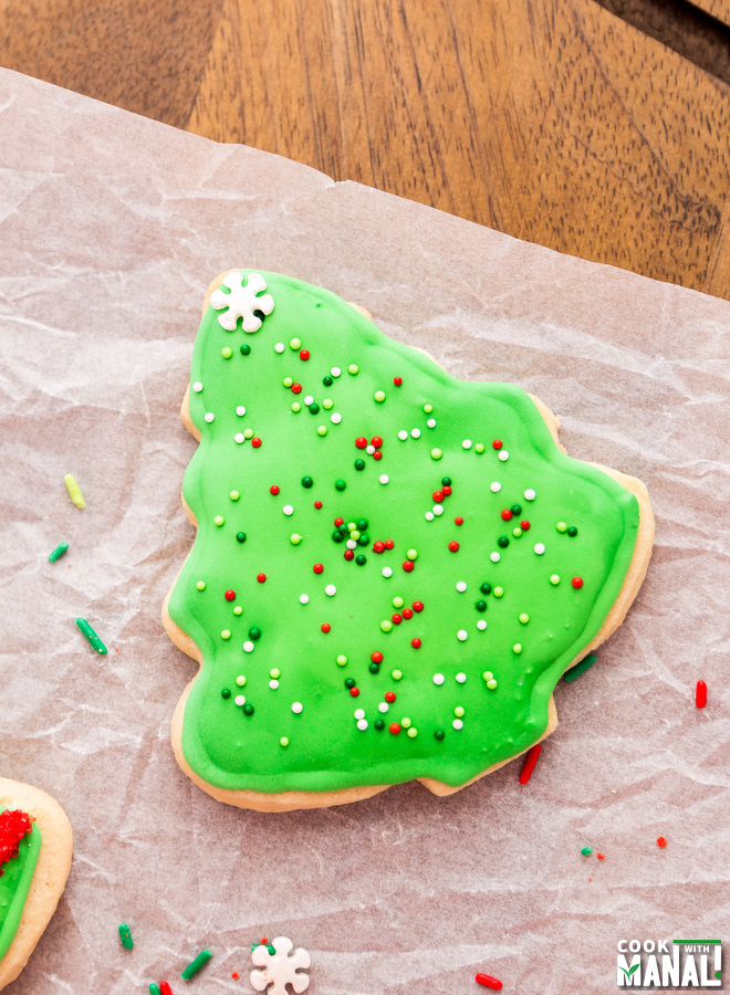 Christmas Tree Sugar Cookie Decorating Idea-3