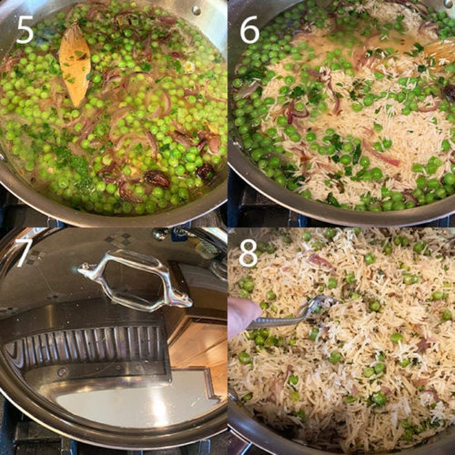 Matar Pulao (Peas Pulao) Cook With Manali