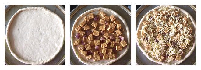 Paneer Tikka Pizza-Recipe-Step-2