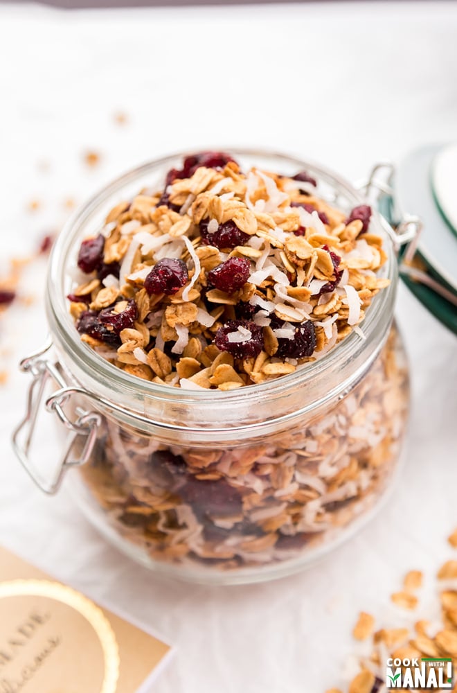 Toasted Coconut Cranberry Granola