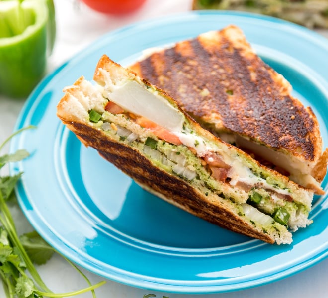 Grilled Bombay Sandwich