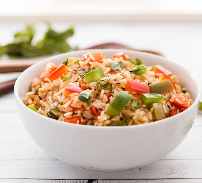 Indian Capsicum Rice