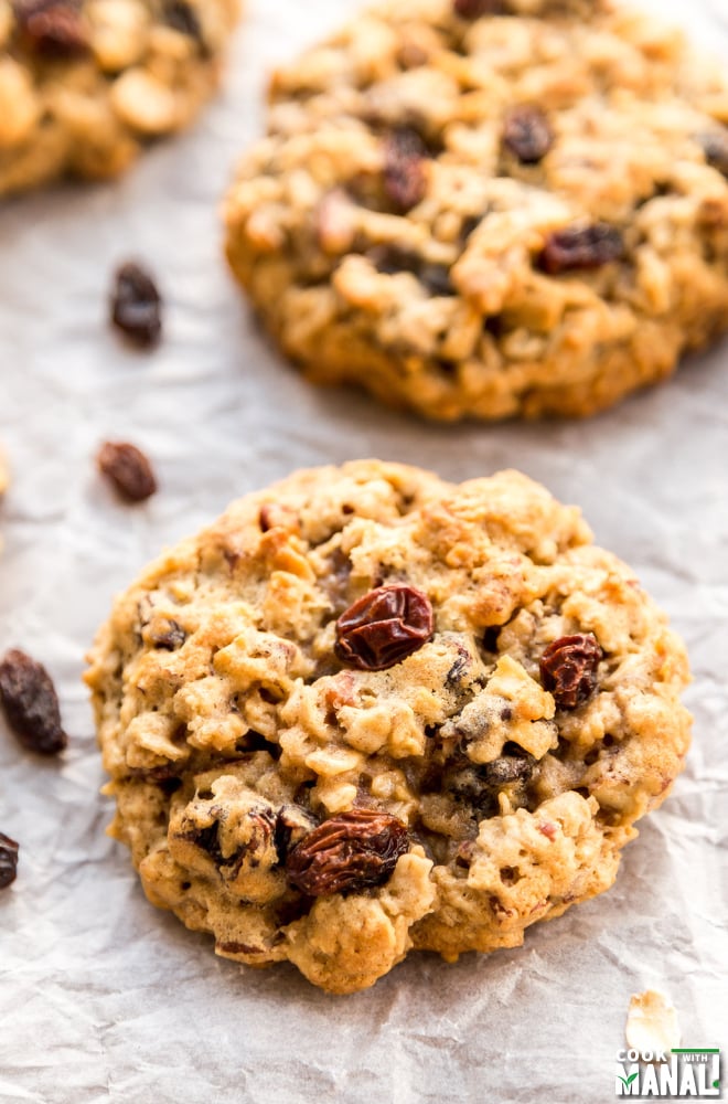 Oatmeal And Raisin Cookies