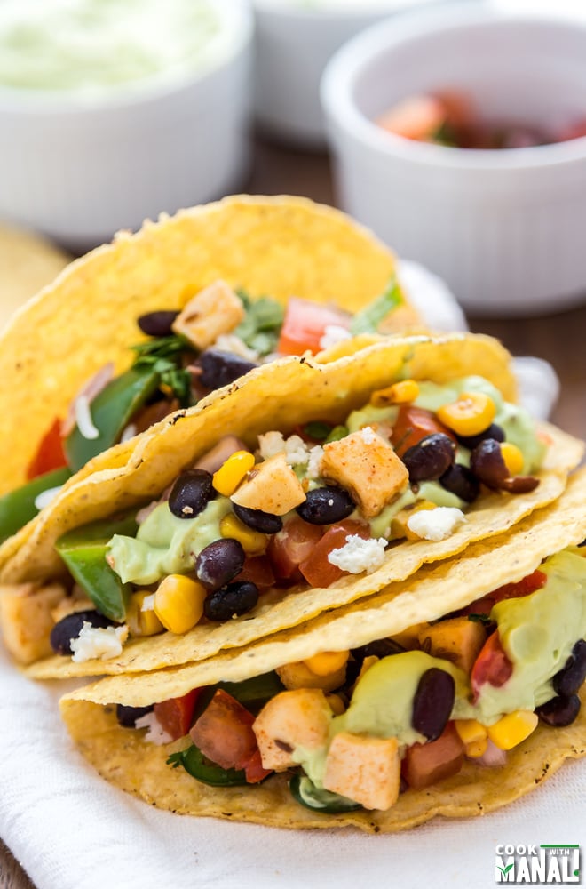 Paneer Veggie Taco