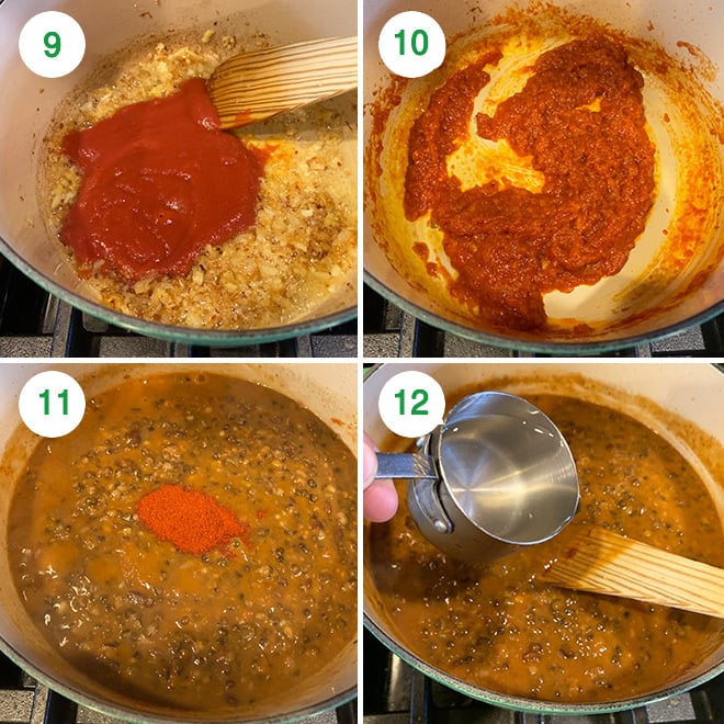 step by step pictures of making restaurant style dal makhani at home