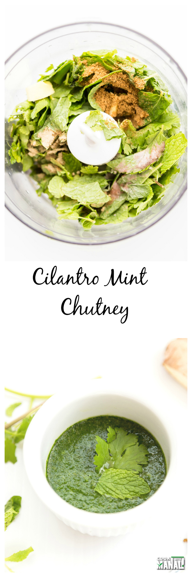 Cilantro Mint Chutney Collage