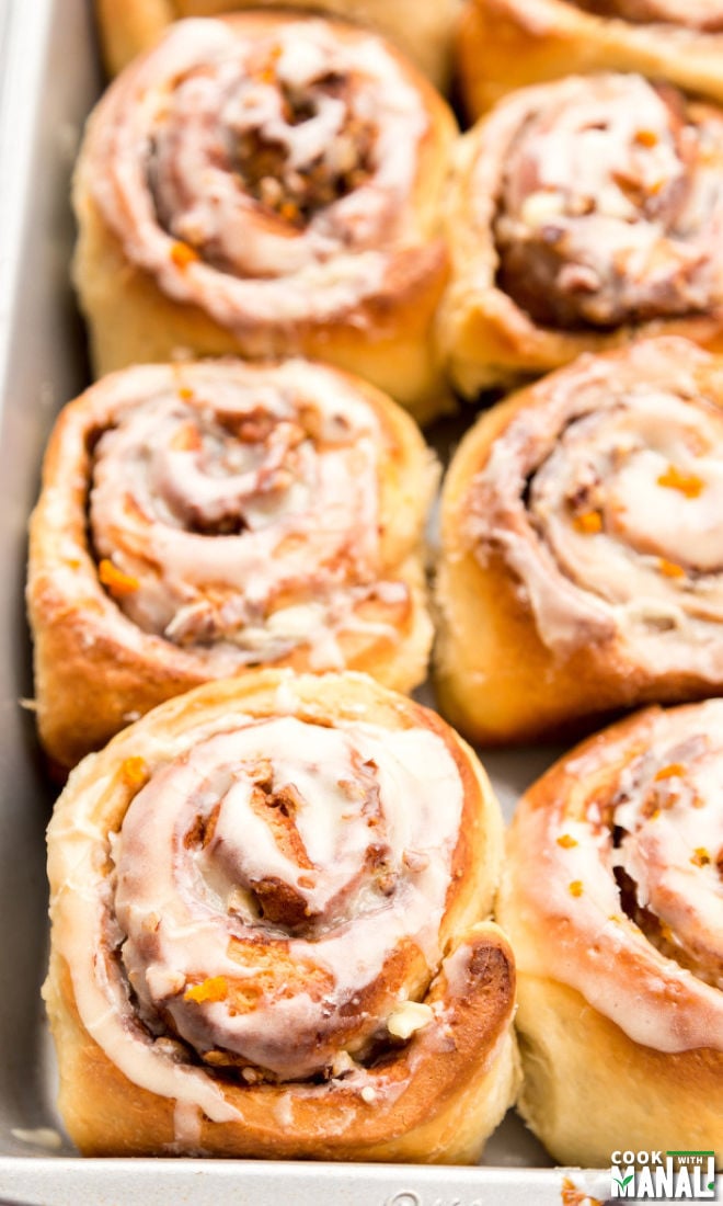 Overnight cinnamon rolls cook with manali