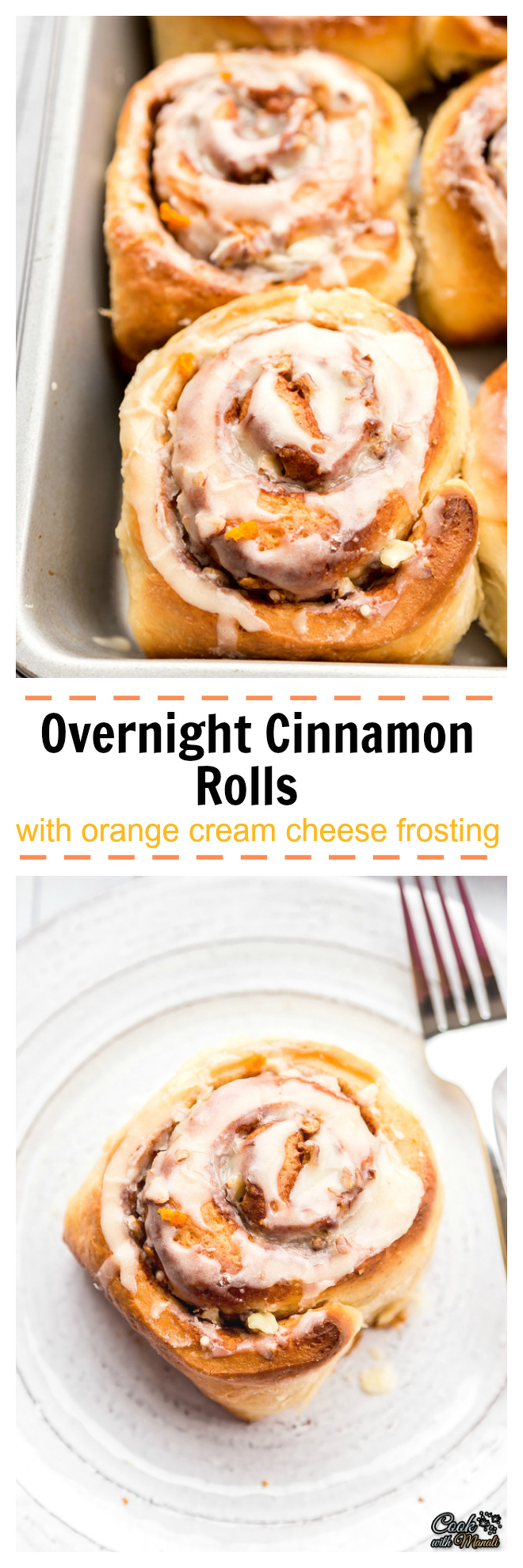 Overnight Cinnamon Rolls With Orange Cream Cheese Collage-nocwm