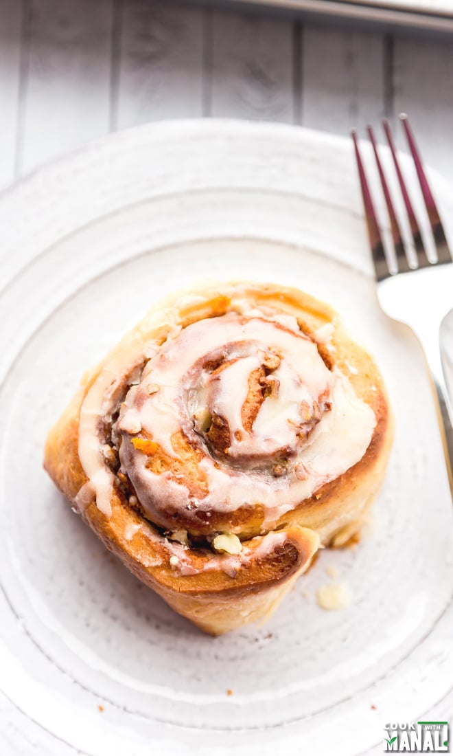 Perfect Overnight Cinnamon Rolls With Orange Cream Cheese