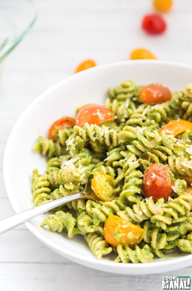 Baked Pesto Pasta