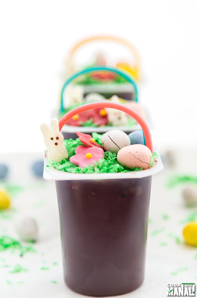 Easter Basket Snack Pack Pudding Cups