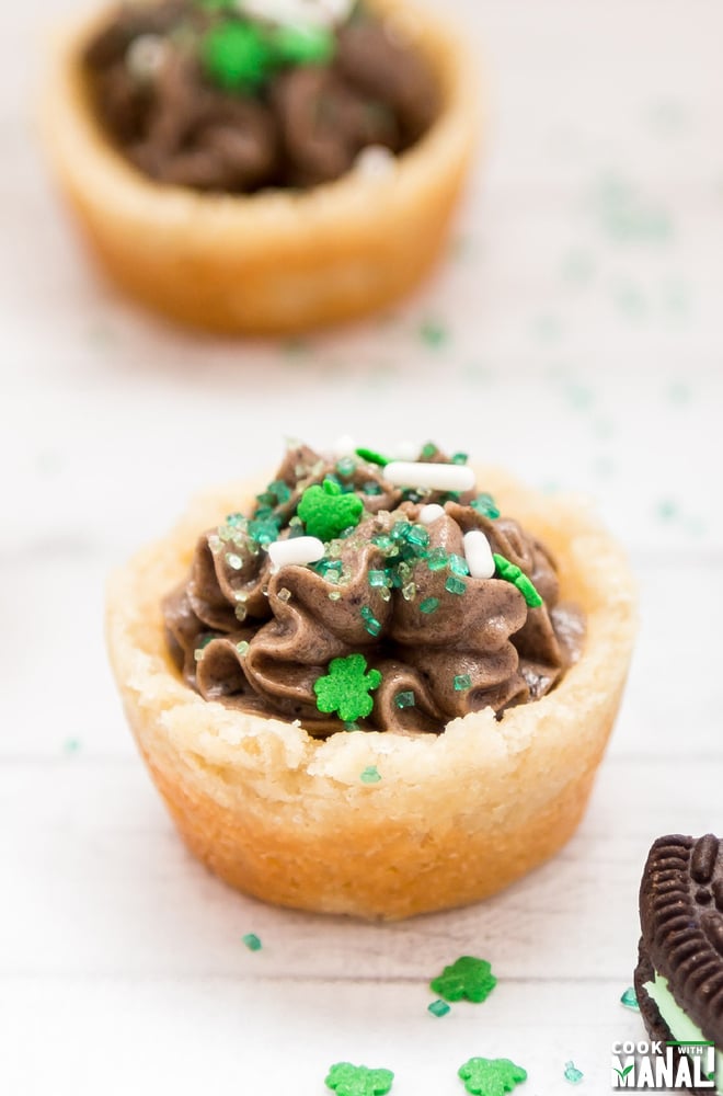 Oreo Cookie Cups Mint