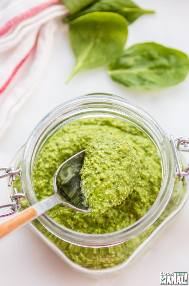 Spinach Pesto Homemade