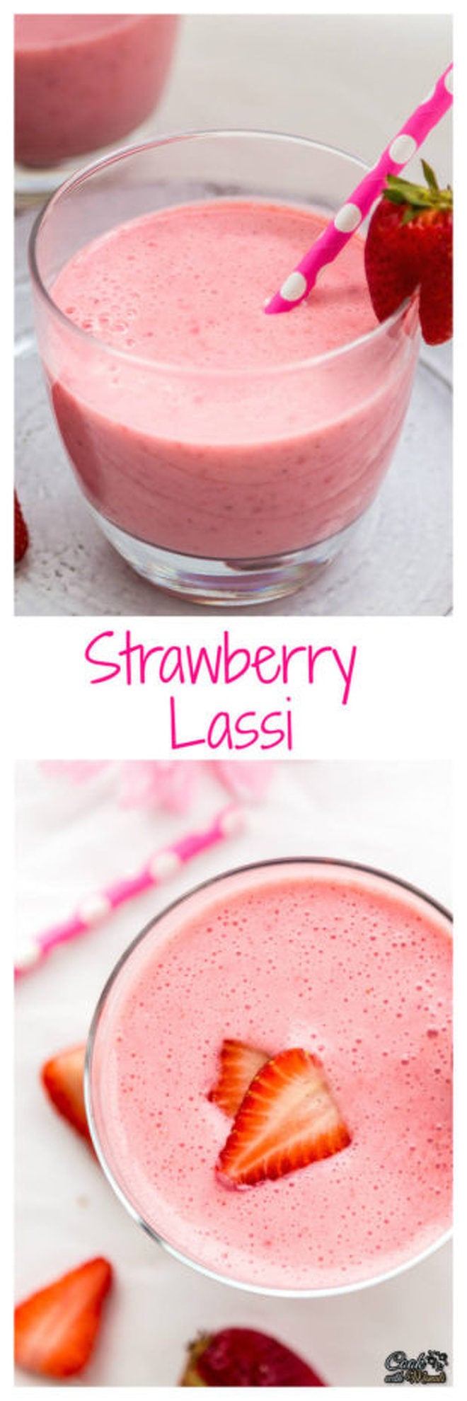 Strawberry Lassi Cook With Manali