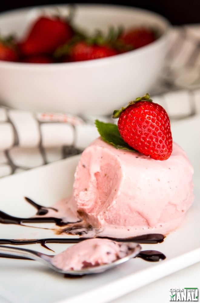 Indian Strawberry Kulfi