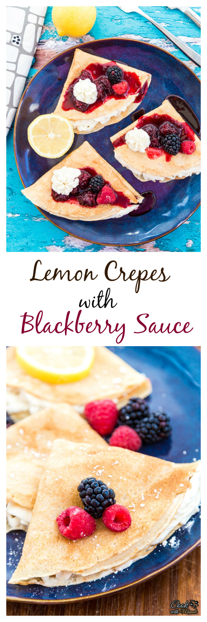 Lemon Crepes With Blackberry Sauce-Collage-nocwm