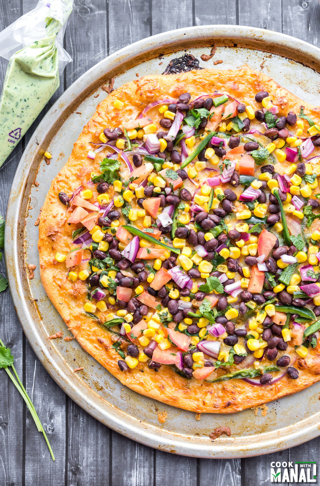 Spicy Chipotle Pizza Vegetarian