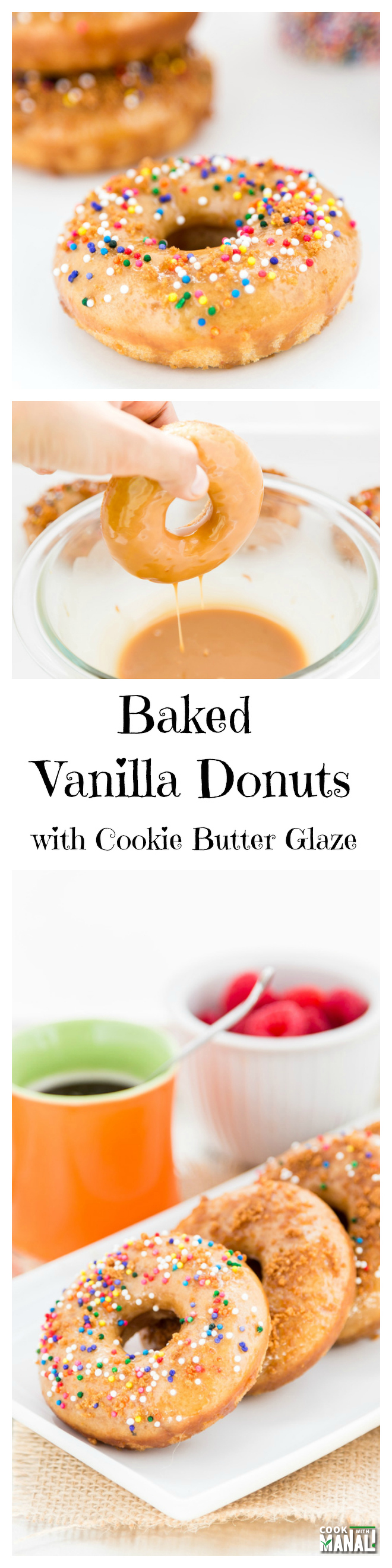 Vanilla-Donuts-with-Cookie-Butter-Glaze-Collage