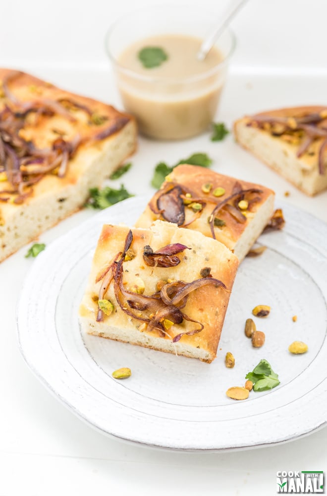 Focaccia Bread Recipe With Caramelized Onions