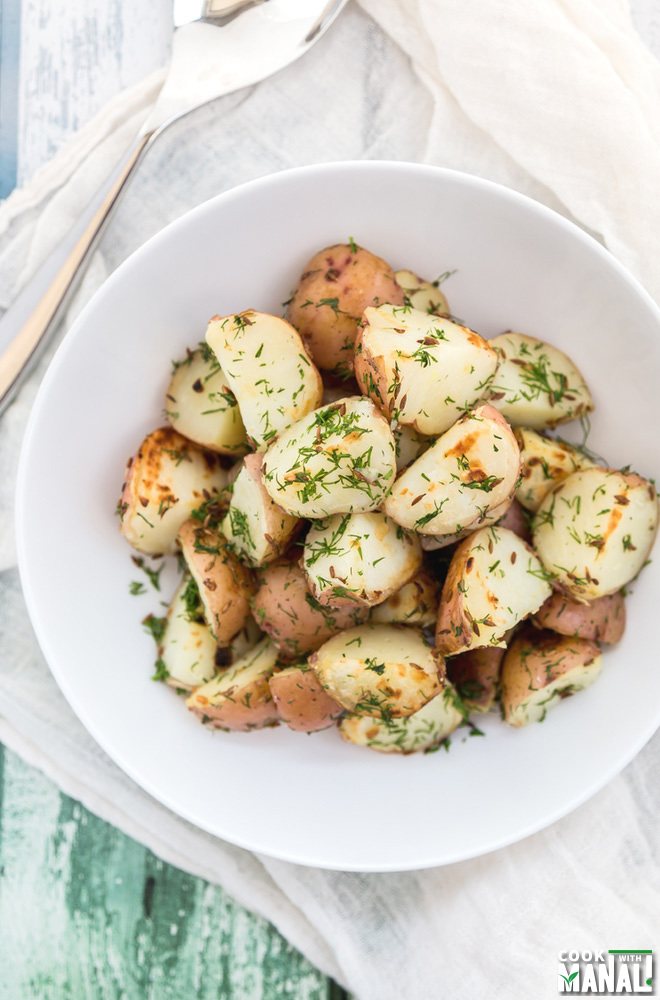 Red Potatoes With Dill, Garlic & Cumin