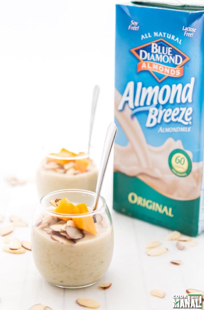 Almond Breeze Almond Milk Rice Pudding