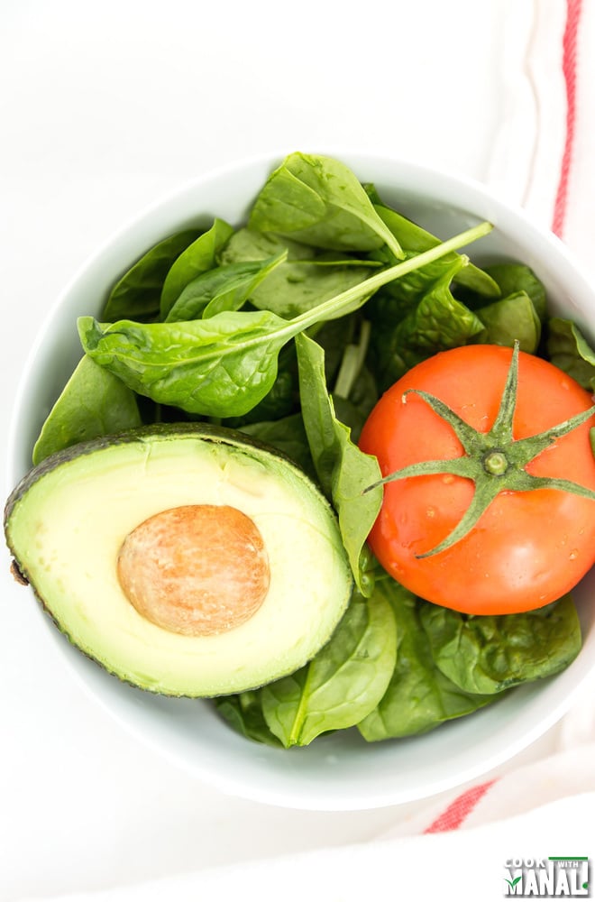 Avocado Tomato Spinach