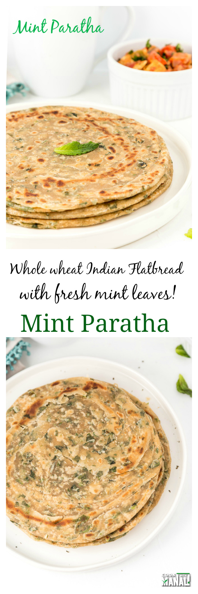 Mint Paratha Collage