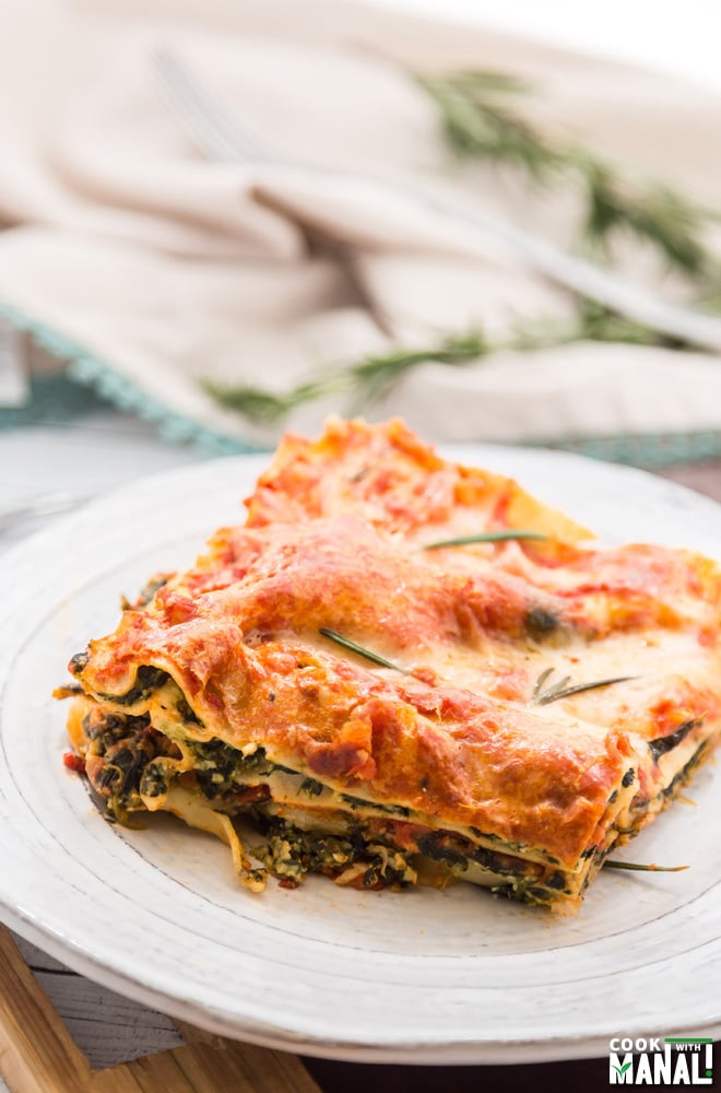 Easy Spinach Lasagna