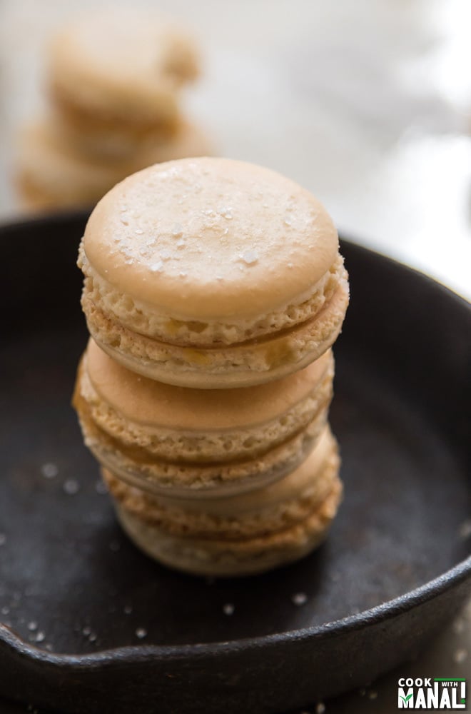 Salted Caramel Macaron