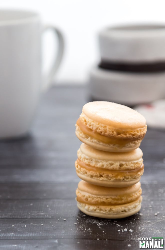 Salted Caramel Macarons