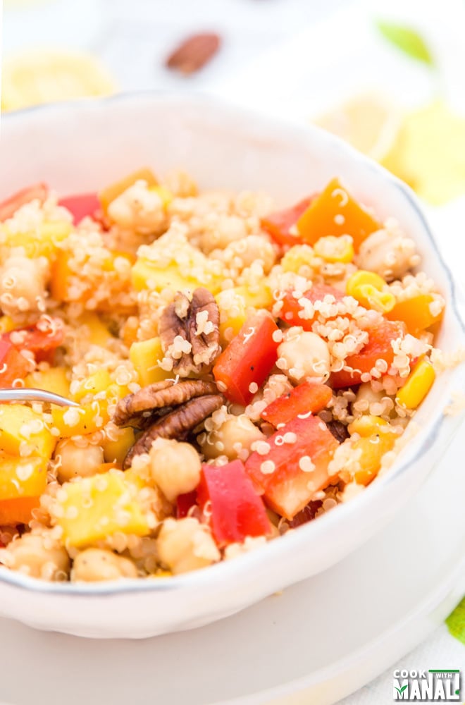 Vegan Quinoa Chickpea Salad