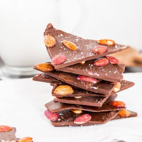 Chocolate Almond Bark with Sea Salt Cook With Manali