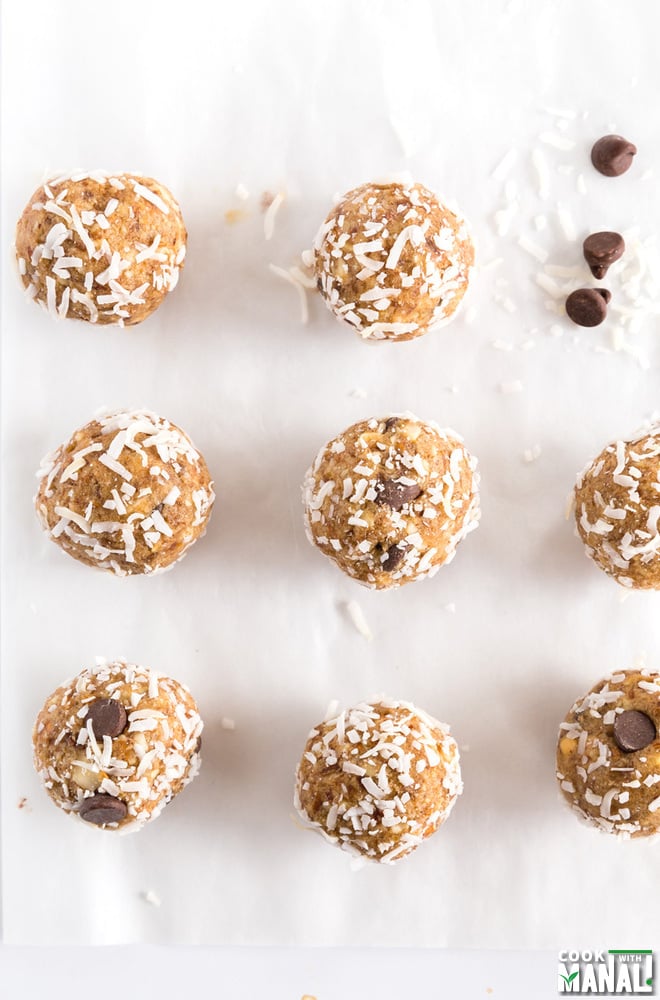 No Bake Protein Balls - Cook With Manali