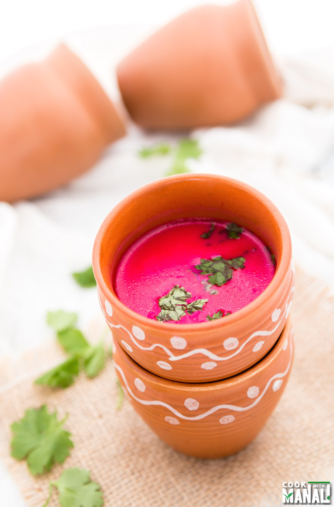 Indian Spiced Beetroot Buttermilk
