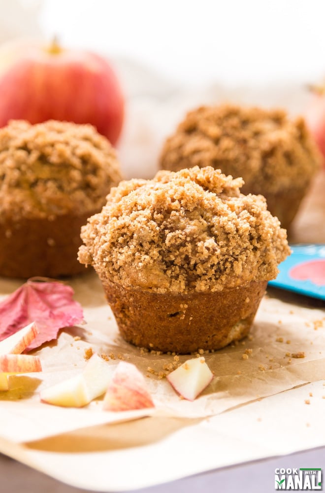 Apple Crumb Muffins Cook With Manali